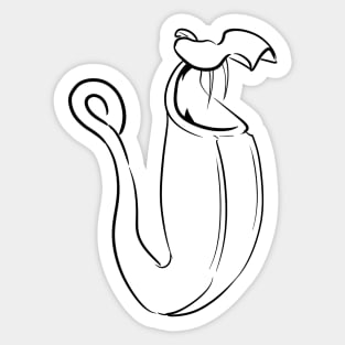 Nepenthes Bicalcarata Pitcher Plant Carnivorous plant gift Sticker